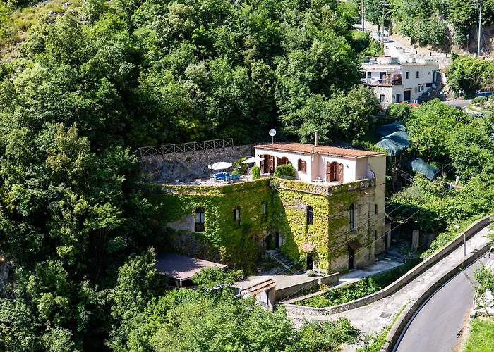 The Green Water Mill On The Amalfi Coast